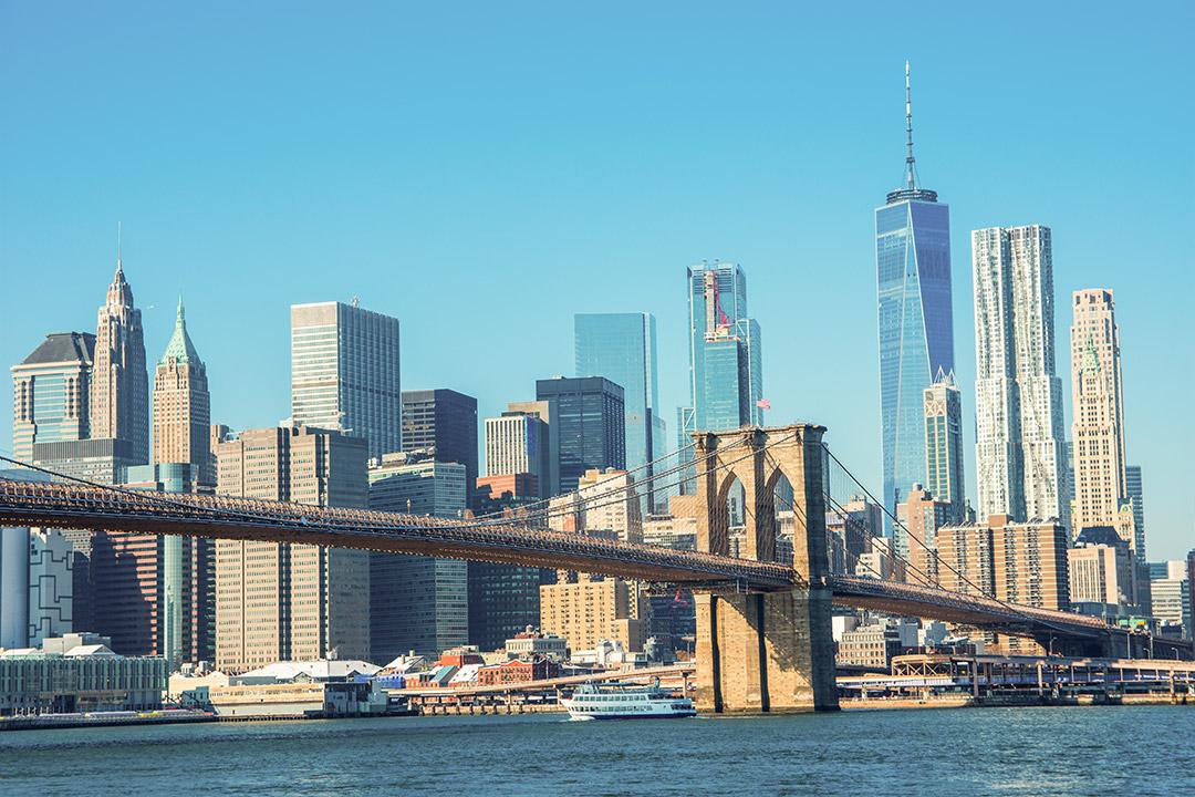 Brooklyn Bridge in New York City, USA