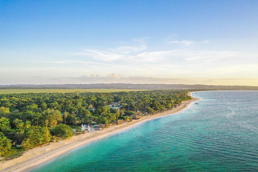 Seven Mile beach in Jamaica