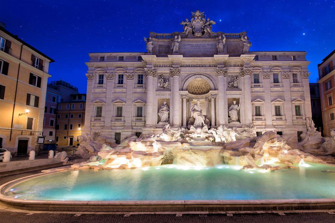 The Trevi Fountain in Rome