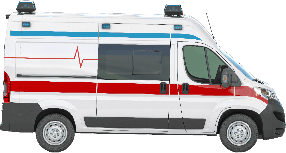 A ground ambulance